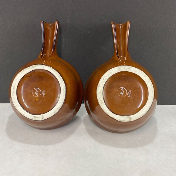 Brown Drip Handled French Onion Soup Bowl Set Of 2 - Picture 6 of 10